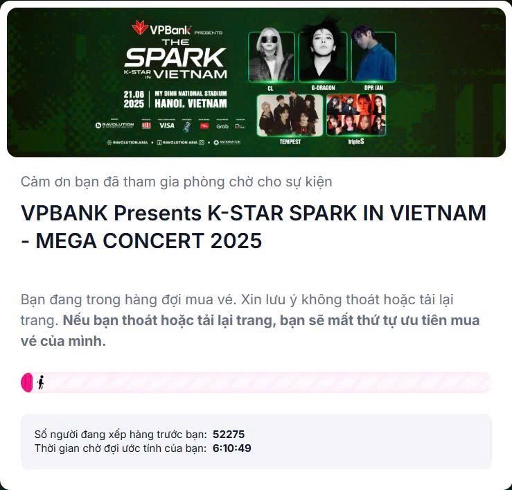 10.000 vé pre-sale xem G-Dragon “bốc hơi”, fan rủ nhau “phục thù” ngày mai- Ảnh 2.