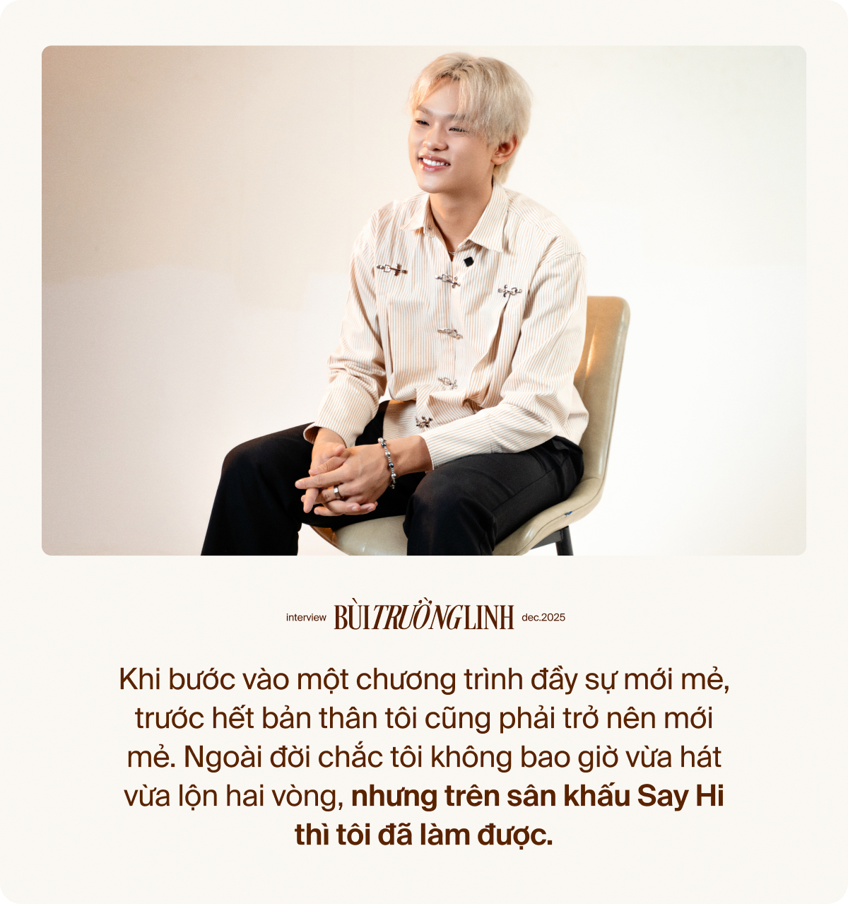 buitruonglinh: Đi thi ai chẳng muốn thắng, tôi mong muốn có được một kết quả tốt nhất đối với bản thân- Ảnh 3.