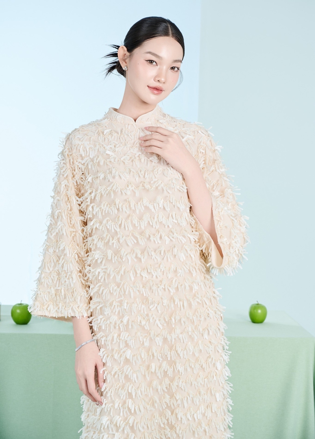 5 gam màu áo dài không thể thiếu mùa tết 2026 - Ảnh 7.