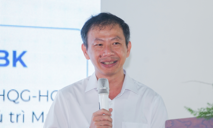 PGS.TS Phạm Trần Vũ, Phó hiệu trưởng Trường Đại học Bách khoa - Đại học Quốc gia HCM. Ảnh: Bảo Lâm