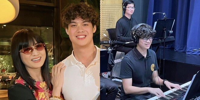 Con trai Chủ tịch của Hiền Mai khoe thành tích học tập điểm tuyệt đối ở Mỹ, ngoại hình điển trai lại hào phóng với bạn 8 Tony thừa hưởng năng khiếu nghệ thuật từ mẹ nhưng hiện học ngành kinh tế.