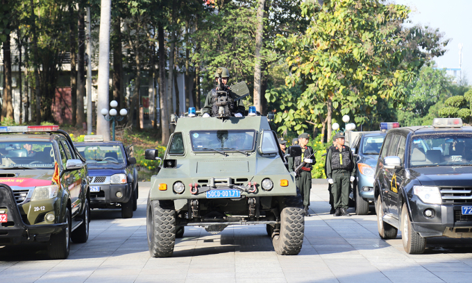 Công an TP HCM ra quân tổng tấn công tội phạm. Ảnh: Quốc Thắng