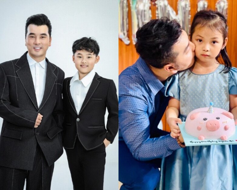 Sao Việt 24h: Vợ Ưng Hoàng Phúc "ghen nhẹ" vì chồng chỉ hôn con, than thở hài hước sau hơn 10 năm gắn bó 4 Ưng Hoàng Phúc rất cưng chiều, yêu thương các con.