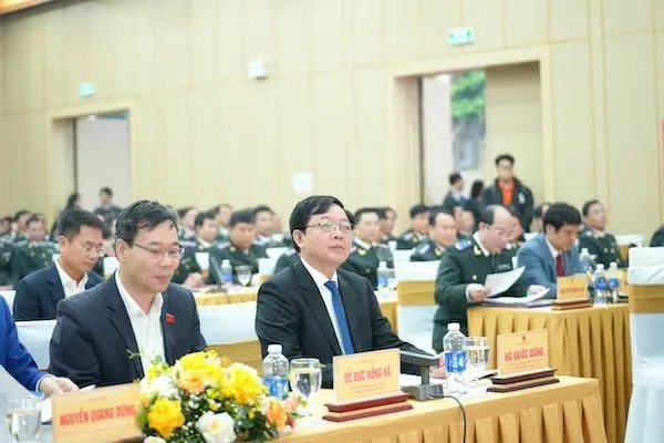 Phó Thủ tướng Chính phủ Hồ Quốc Dũng dự Hội nghị. Ảnh: BTP Thi hành án BTP 2.jpg