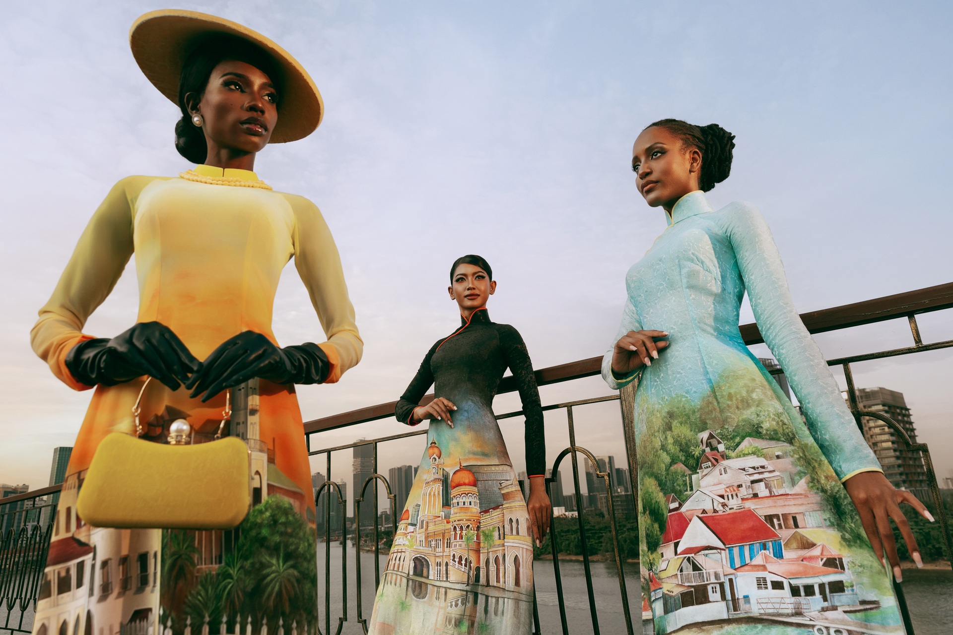 Hoa hậu Phương Linh vào top 5 trình diễn áo dài ấn tượng ở Miss Cosmo 2025 - 3