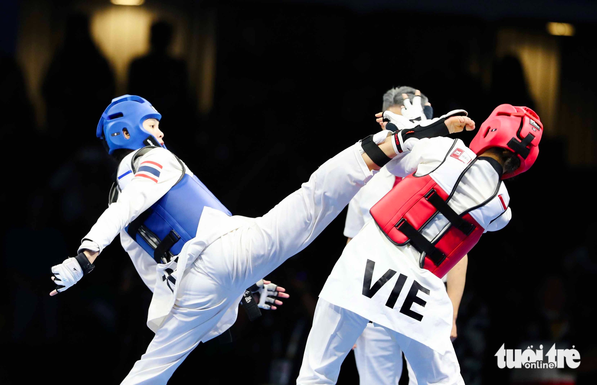 SEA Games trong nước mắt của võ sĩ taekwondo Kim Tuyền 3 SEA Games trong nước mắt của võ sĩ taekwondo Kim Tuyền - Ảnh 4.
