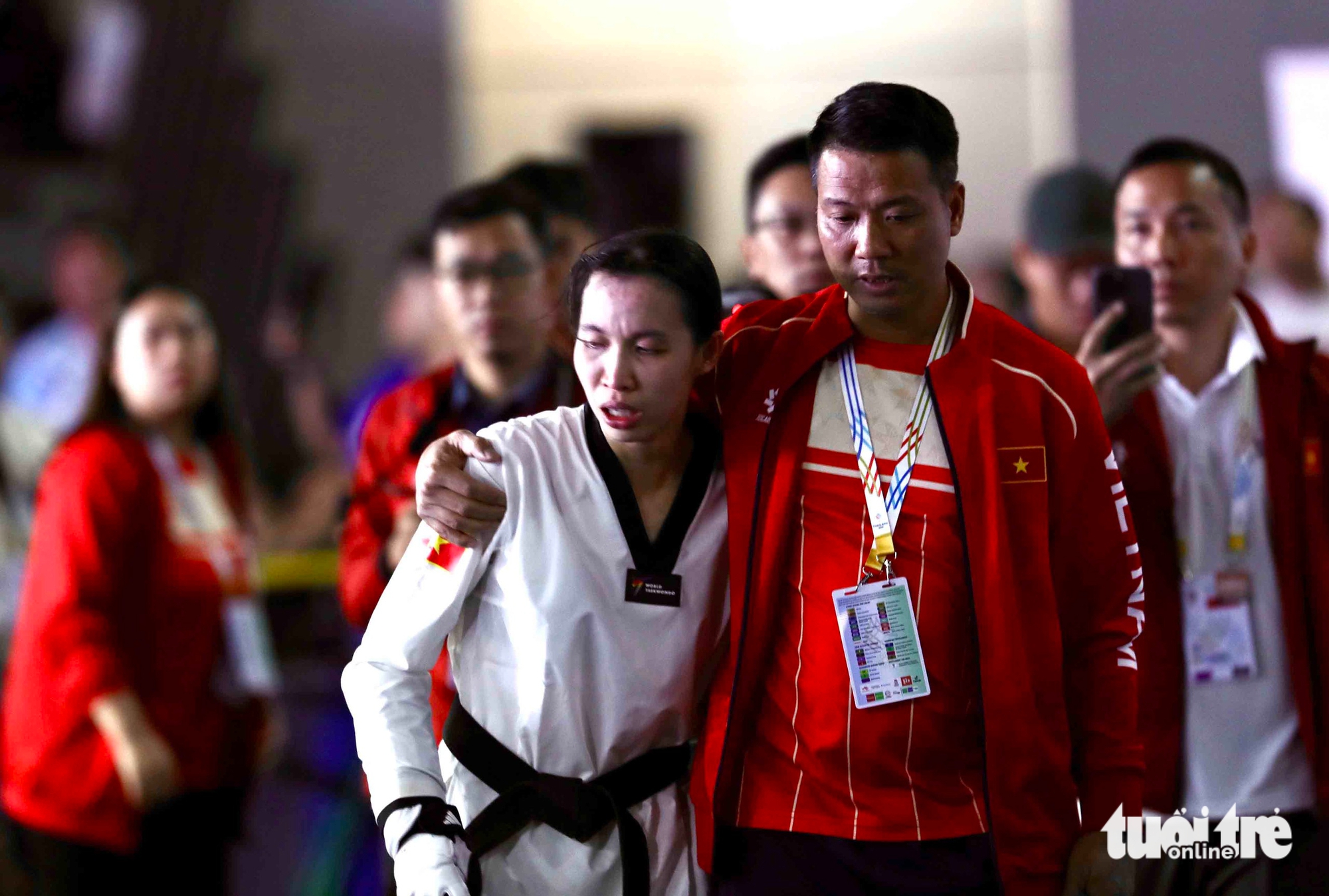 SEA Games trong nước mắt của võ sĩ taekwondo Kim Tuyền 5 SEA Games trong nước mắt của võ sĩ taekwondo Kim Tuyền - Ảnh 6.