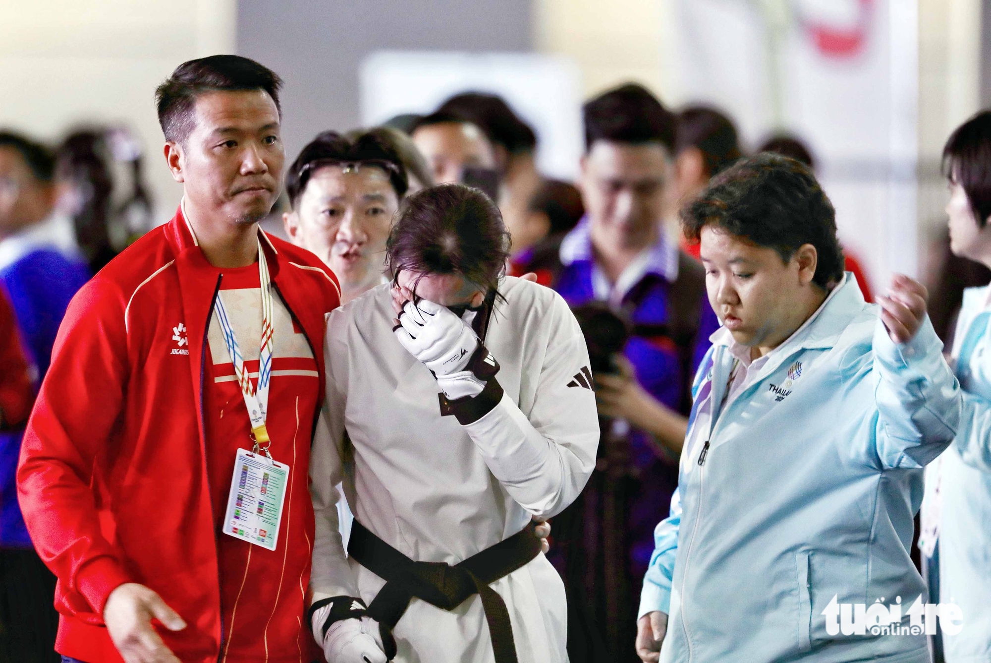 SEA Games trong nước mắt của võ sĩ taekwondo Kim Tuyền 6 SEA Games trong nước mắt của võ sĩ taekwondo Kim Tuyền - Ảnh 7.