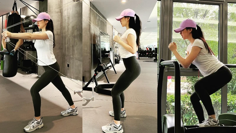 Không nhịn ăn hay tập bụng vẫn giảm 25kg, 3 cách dễ bất ngờ giúp mỹ nhân lọt top đẹp nhất thế giới về dáng đỉnh 3 Các bài tập của Chu Châu sau khi sinh con được thay đổi theo từng giai đoạn: 3 tháng đầu chỉ đi bộ và tập kegel, 3 tháng tiếp theo chạy chậm và tập nâng hông (glute bridges), sau 6 tháng mới tập luyện cường độ cao ngắt quãng và tập tạ.