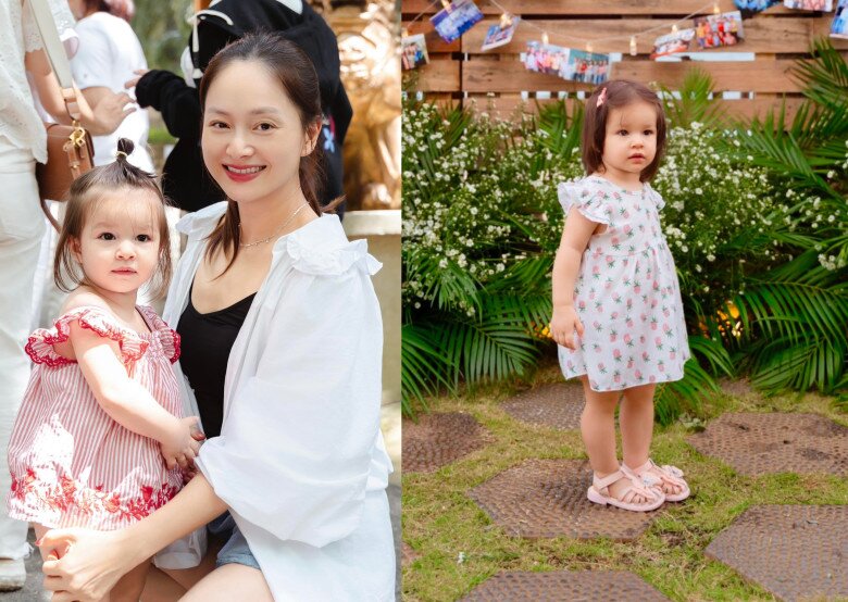 Con gái Lan Phương 1 tuổi đã thành thạo đi giày cao gót của mẹ, càng lớn càng rõ nét Tây trông cực yêu 4 Con gái thứ 2 nhà Lan Phương nay được 16 tháng tuổi, ngoại hình xinh xắn.