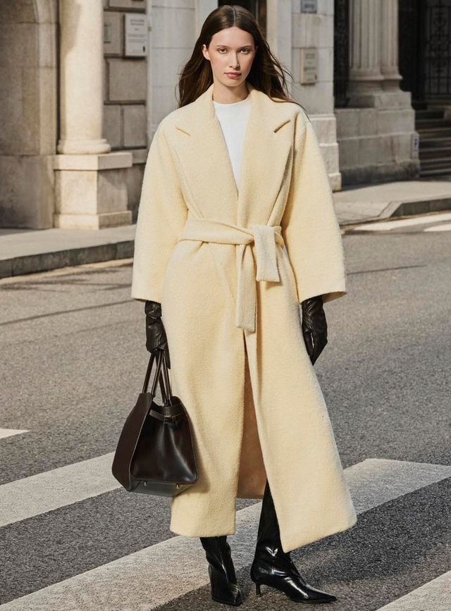 Sắm áo khoác dáng dài, nàng có thêm ngàn cảm hứng phối đồ đông- Ảnh 10. Sắm áo khoác dáng dài, nàng có thêm ngàn cảm hứng phối đồ đông- Ảnh 10.