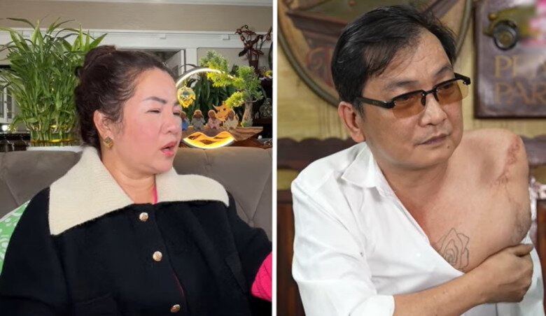 Nam ca sĩ lâu không xuất hiện, Thúy Nga thốt lên "Trời ơi" khi anh vén áo lên thấy đã mất một cánh tay 5 Khoảnh khắc Thúy Nga trông thấy một bên tay đã mất của người anh lâu ngày không gặp.