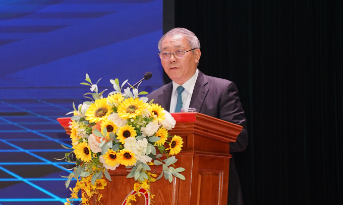 TS Trần Đức Lai, Chủ tịch Hội Vô tuyến - Điện tử Việt Nam. Ảnh: REV