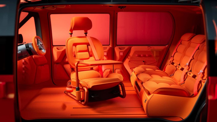 Xe điện nhỏ hơn Toyota Vios mà trang bị như nhà di động, có tới 6 ghế dễ tháo ra làm ghế ngoài trời 10 1765603698 654 Xe dien nho hon Toyota Vios ma trang bi nhu