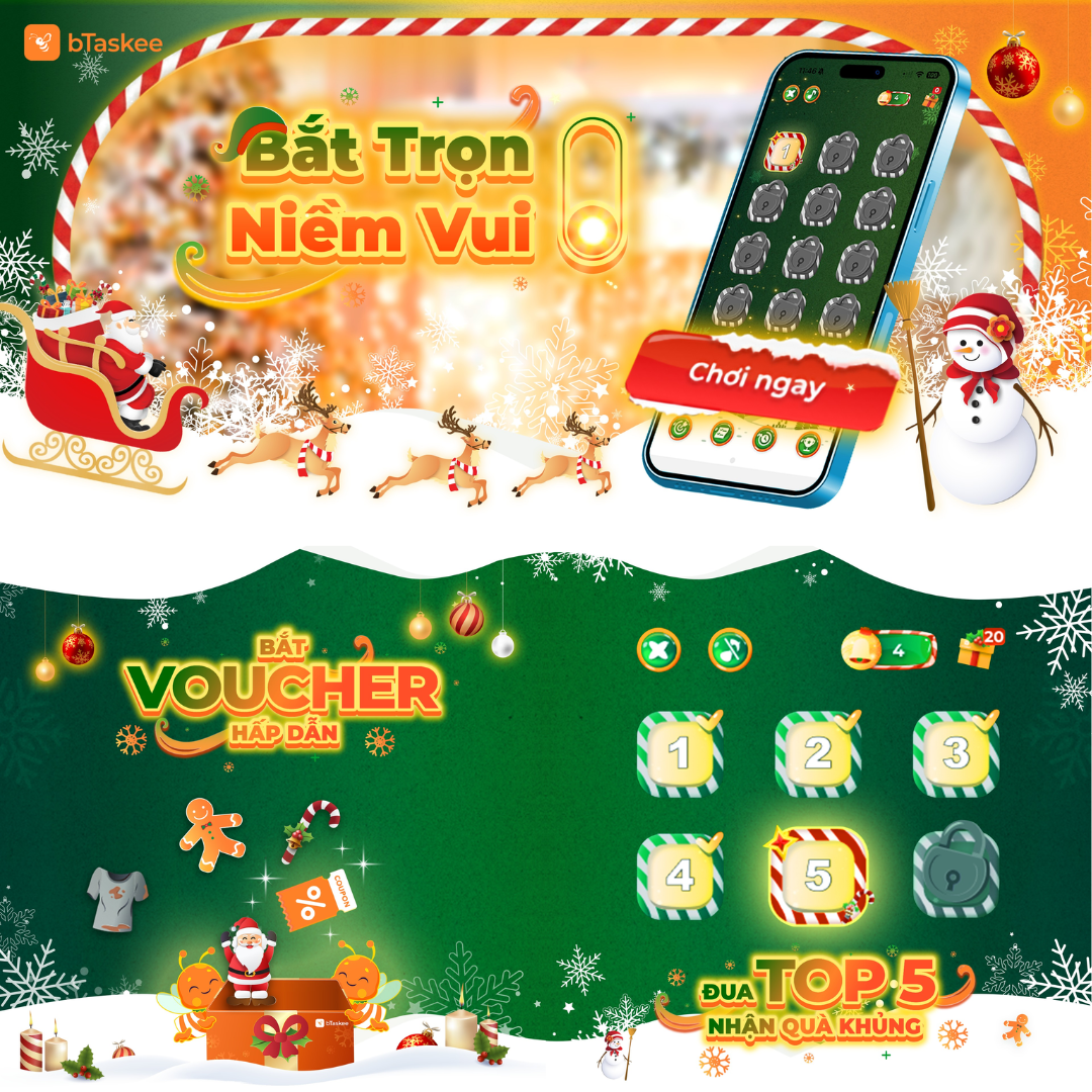 Cùng bTaskee đón Giáng sinh với nhiều hoạt động và quà tặng hấp dẫn 3 Cùng bTaskee đón Giáng sinh với nhiều hoạt động và quà tặng hấp dẫn - 3