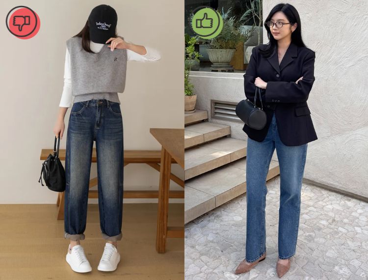 Quần jeans trẻ trung nhưng 4 kiểu quần jeans lỗi mốt cần tránh NGAY để luôn sành điệu - Ảnh 3. Quần jeans trẻ trung nhưng 4 kiểu quần jeans lỗi mốt cần tránh NGAY để luôn sành điệu - Ảnh 3.