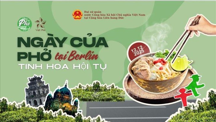 Giới thiệu phở Việt Nam với bạn bè Đức đúng vào 'Ngày của phở' 3 phở Việt - Ảnh 4.
