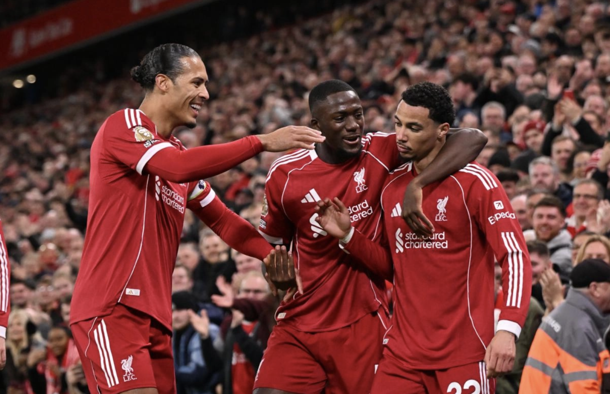 Salah trở lại, Liverpool hạ đẹp Brighton bằng màn tỏa sáng của Ekitike 4 Salah trở lại, Liverpool hạ đẹp Brighton bằng màn tỏa sáng của Ekitike - Ảnh 4.