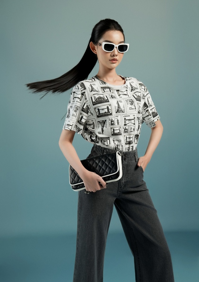 Không ngại thử thách với trang phục họa tiết hình học sành điệu- Ảnh 7. Không ngại thử thách với trang phục họa tiết hình học sành điệu- Ảnh 7.