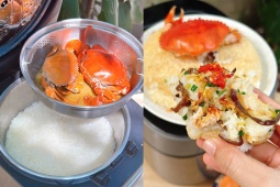 Món xôi cua sang chảnh siêu hot không ngờ tự làm dễ đến vậy