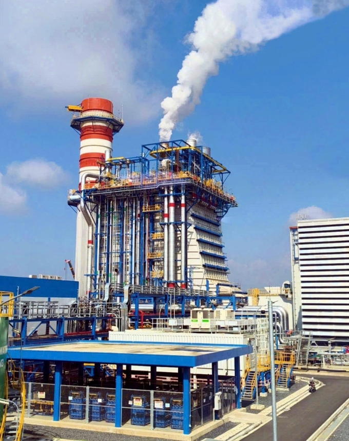 Nhà máy điện khí LNG Nhơn Trạch 3 và 4, tháng 12/2025. Ảnh: Minh Anh