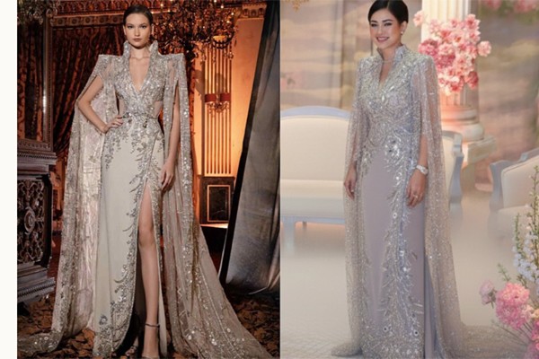 Vẻ đẹp trường tồn theo thời gian của Thủy Tiên Vị đắng tình yêu thập niên 90 3 Trọn hình ảnh thiết kế đầm 600 triệu được Thủy Tiên mặc trong hôn lễ của con gái.