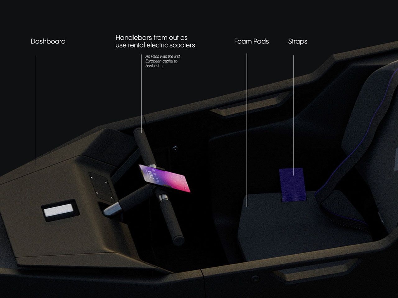 Xe máy điện có cabin, cốp, đai an toàn như ô tô vẫn cực kỳ nhỏ gọn 3 xe máy điện - Ảnh 6.