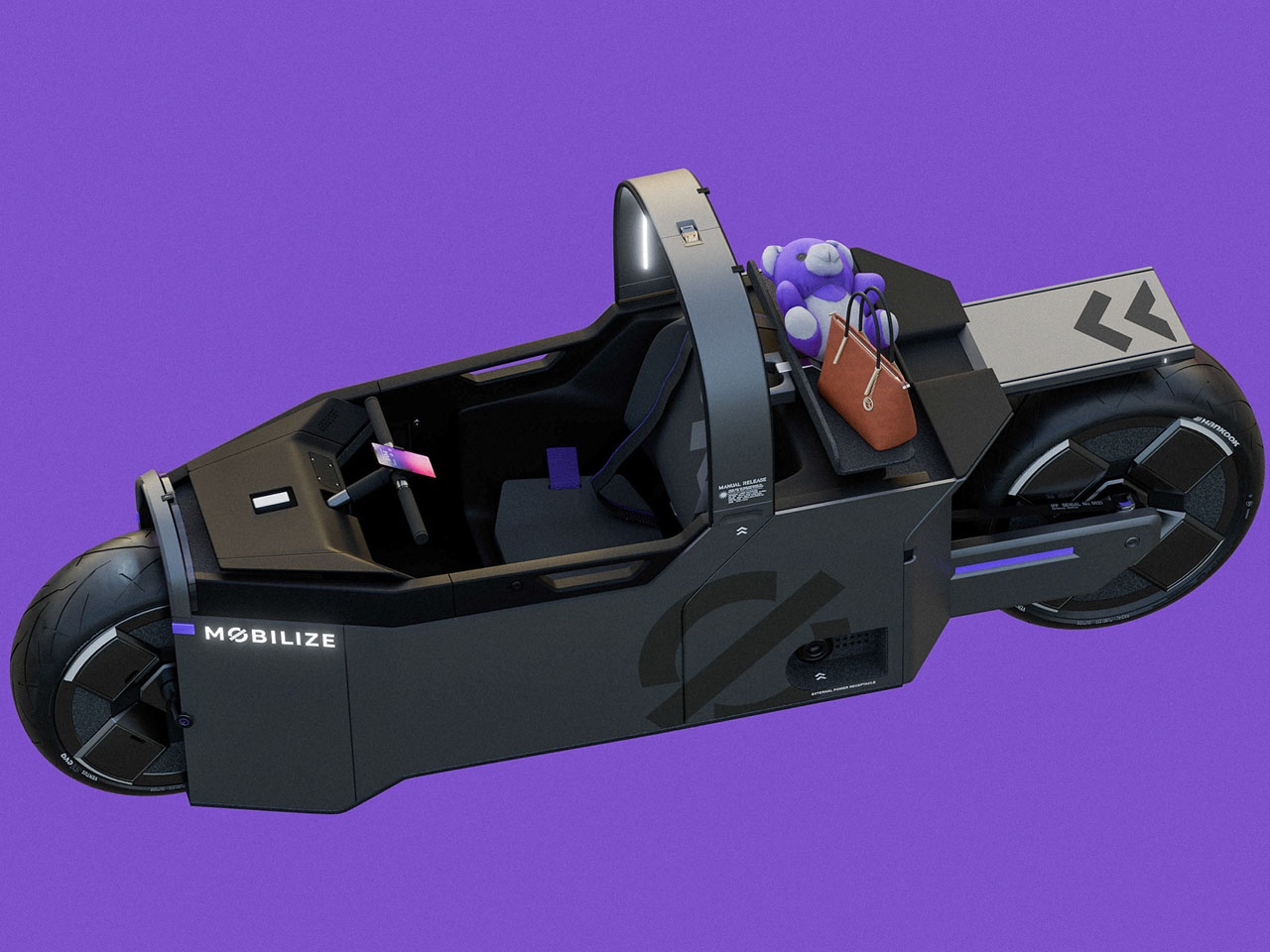 Xe máy điện có cabin, cốp, đai an toàn như ô tô vẫn cực kỳ nhỏ gọn 5 xe máy điện - Ảnh 8.