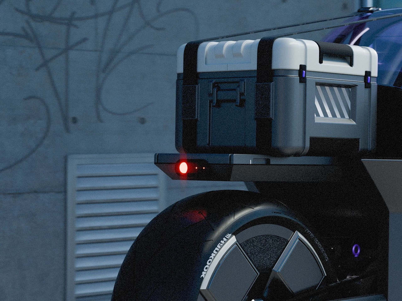 Xe máy điện có cabin, cốp, đai an toàn như ô tô vẫn cực kỳ nhỏ gọn 8 xe máy điện - Ảnh 11.