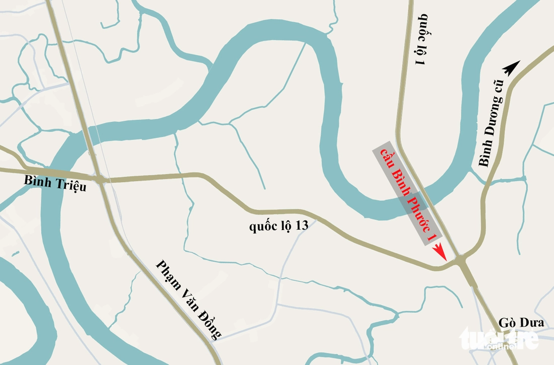 Đội ‘thần đèn’ hoàn tất nhấc cầu Bình Phước 1 nặng 9.000 tấn lên thêm 1,25m 2 Cầu Bình Phước 1 - Ảnh 2.