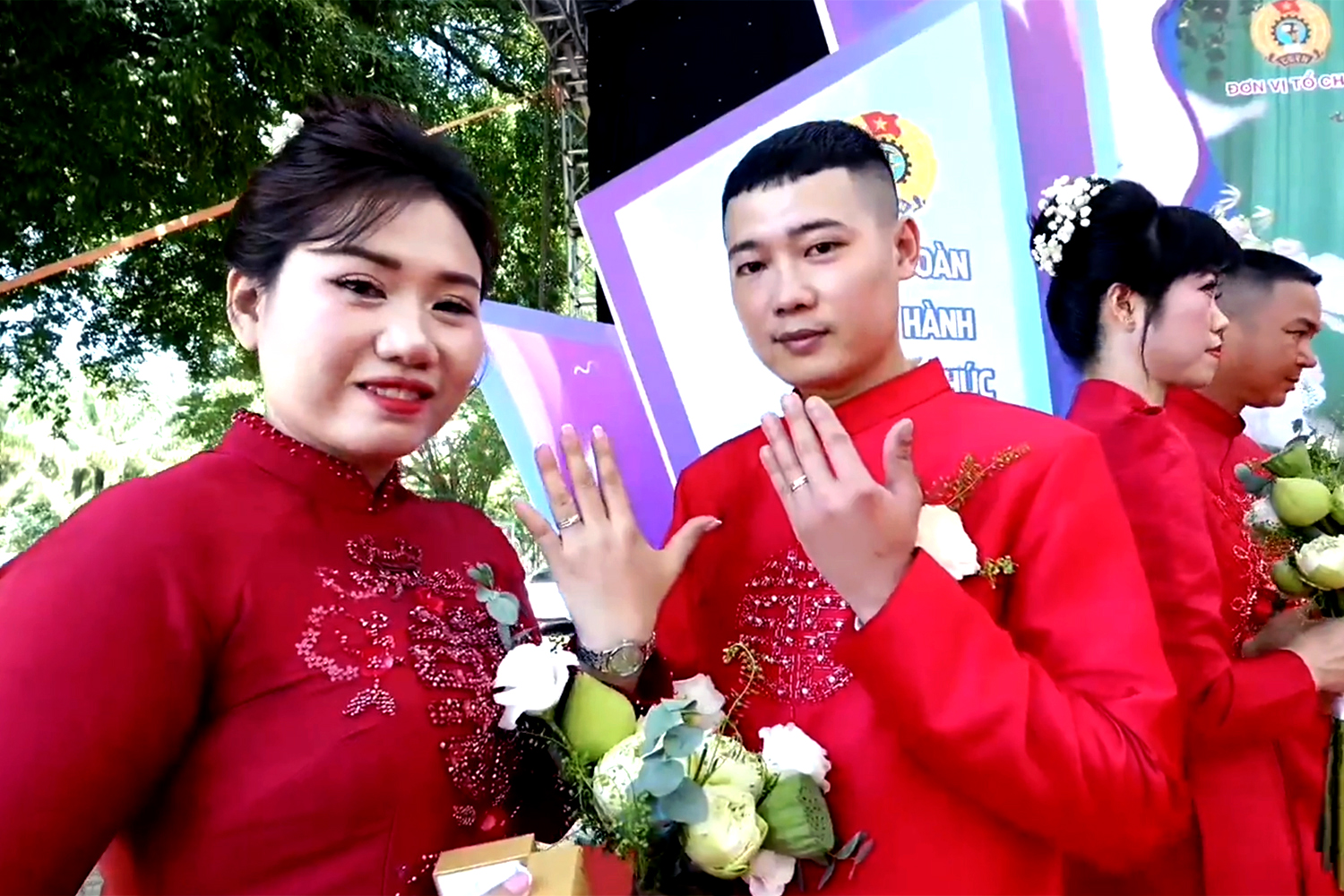 lễ cưới - Ảnh 3.