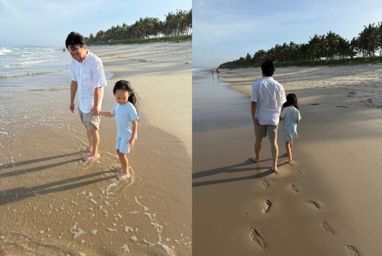 Vợ chồng Cường Đô La hạnh phúc bên 3 con, Subeo nay trổ mã như hot boy là "bản sao" của bố 2 Đại gia phố núi đi dạo biển cùng con gái - Suchin.