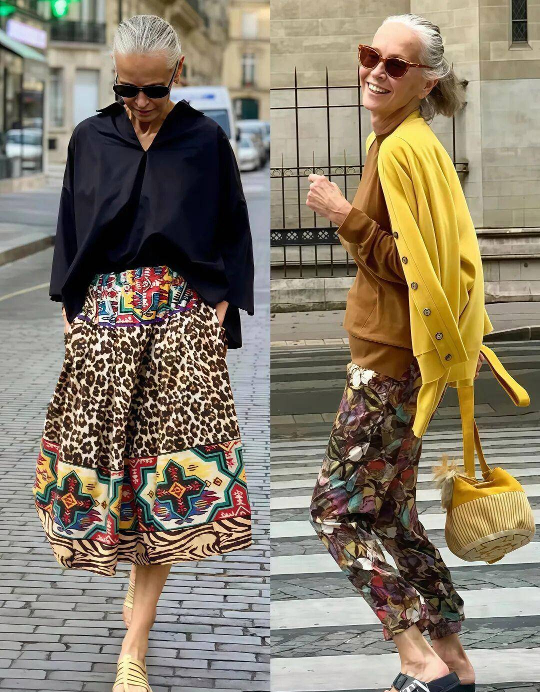 Học phụ nữ Pháp cách làm đẹp tuổi già với tóc bạc tự nhiên và phong cách tinh tế - Ảnh 5.