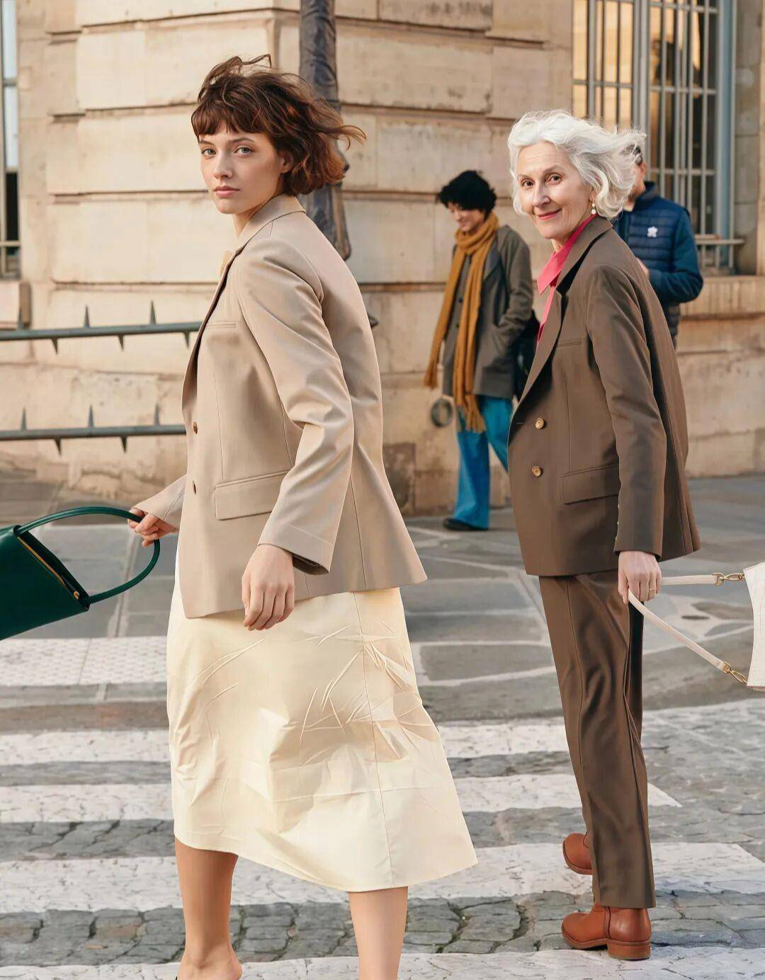 Học phụ nữ Pháp cách làm đẹp tuổi già với tóc bạc tự nhiên và phong cách tinh tế - Ảnh 9.