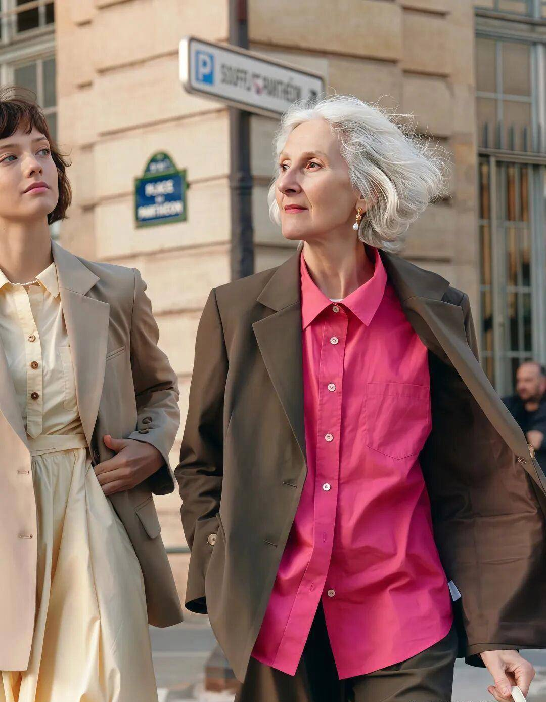 Học phụ nữ Pháp cách làm đẹp tuổi già với tóc bạc tự nhiên và phong cách tinh tế - Ảnh 10.