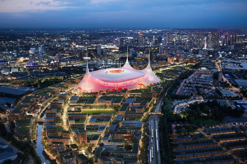 MU hé lộ cột mốc quan trọng về kế hoạch trị giá 2 tỉ bảng Anh xây dựng sân Old Trafford mới. ẢNH: Foster + Partners mu-he-lo-cot-moc-quan-trong-1.jpg