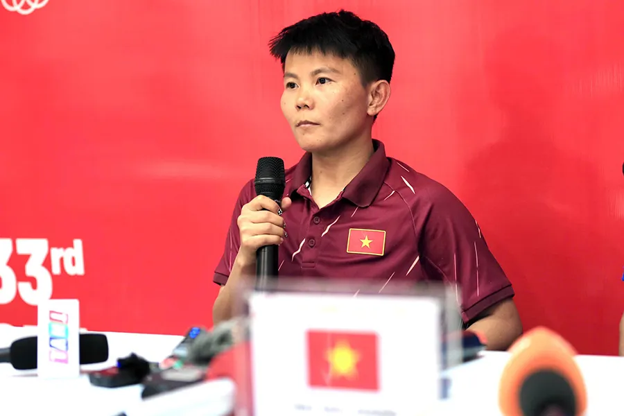 Bích Thùy là trụ cột của tuyển nữ Việt Nam. ẢNH: VFF bich-thuy.jpg