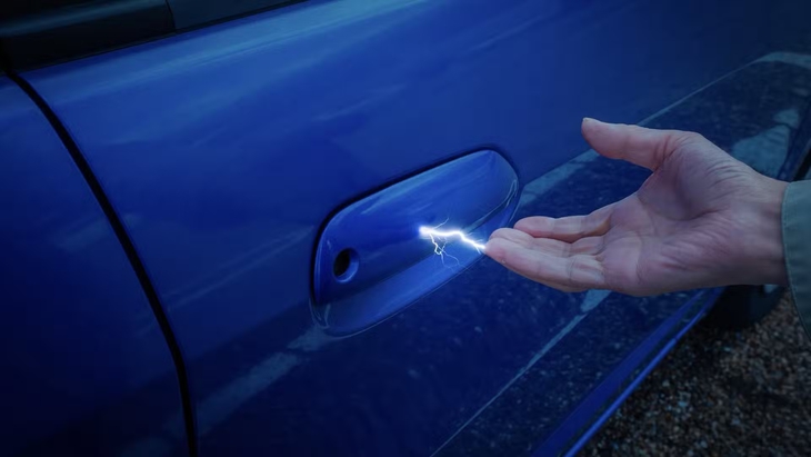 Tĩnh điện khi mở cửa xe có thể đốt cả trạm xăng? Chuyên gia mách các thao tác nhỏ giúp thoát hiểm 3 tĩnh điện - Ảnh 3.