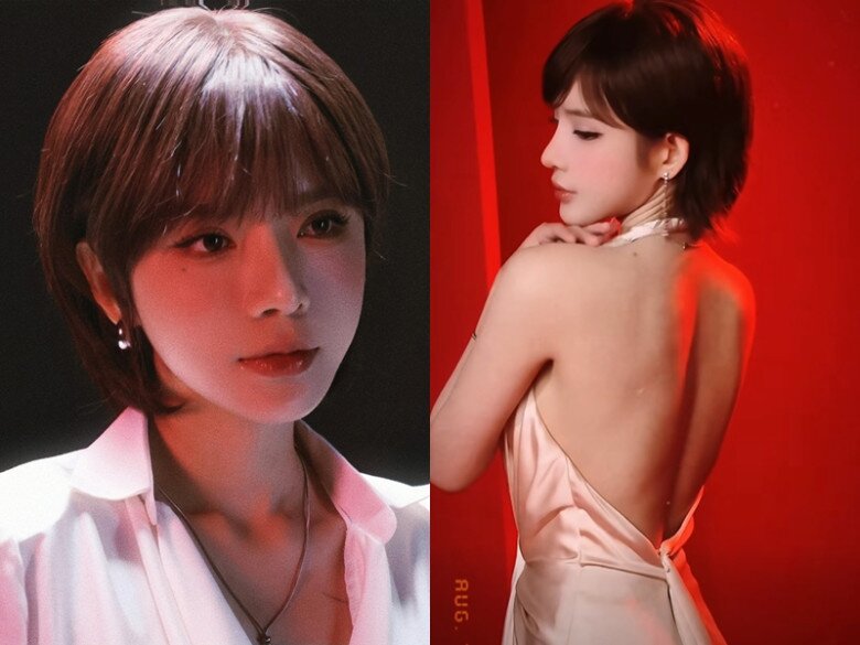 "Con gái" Trường Giang là nàng thơ mới của Trấn Thành, đẹp siêu thực như AI, eo nhỏ 56cm vạn người mê 2 Tạo hình quyến rũ của LyLy trong phim với mái tóc ngắn cá tính, trông vô cùng sexy.