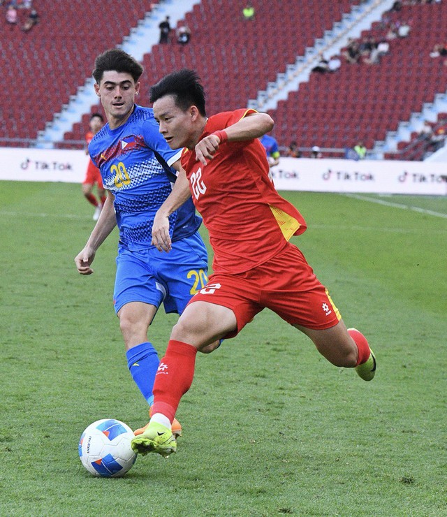 U22 Việt Nam thắng nghẹt thở Philippines, thẳng tiến chung kết SEA Games 33- Ảnh 3.