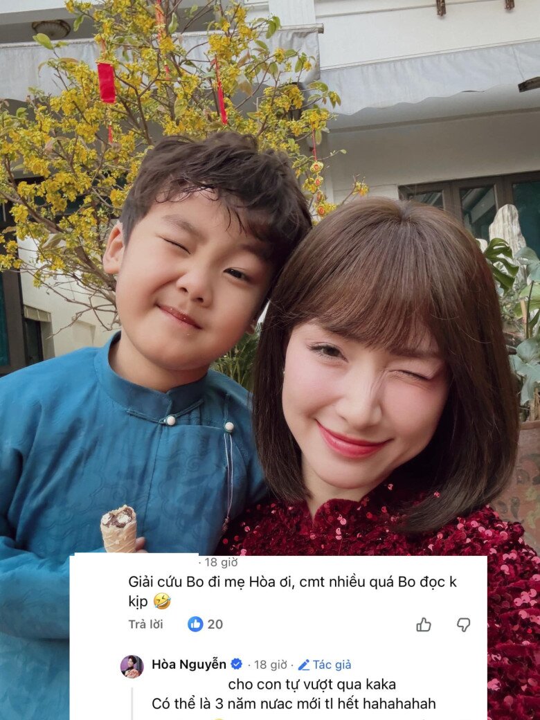 Sao Việt 24h: Bé Bo nhà Hòa Minzy 6 tuổi đăng status hút gần 200.000 like, trầm ngâm vì "3 năm chưa trả lời hết comment" 2 Hòa Minzy vui vẻ khi thấy con trai “gặp nạn”.