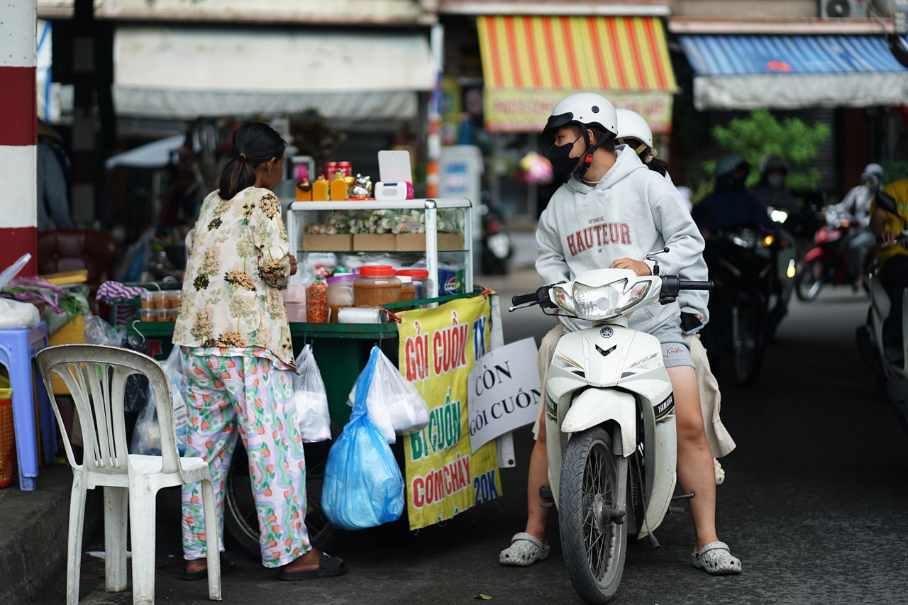 Xe gỏi cuốn 7.000 đồng của mẹ Ngọc Trinh ở TP.HCM: 