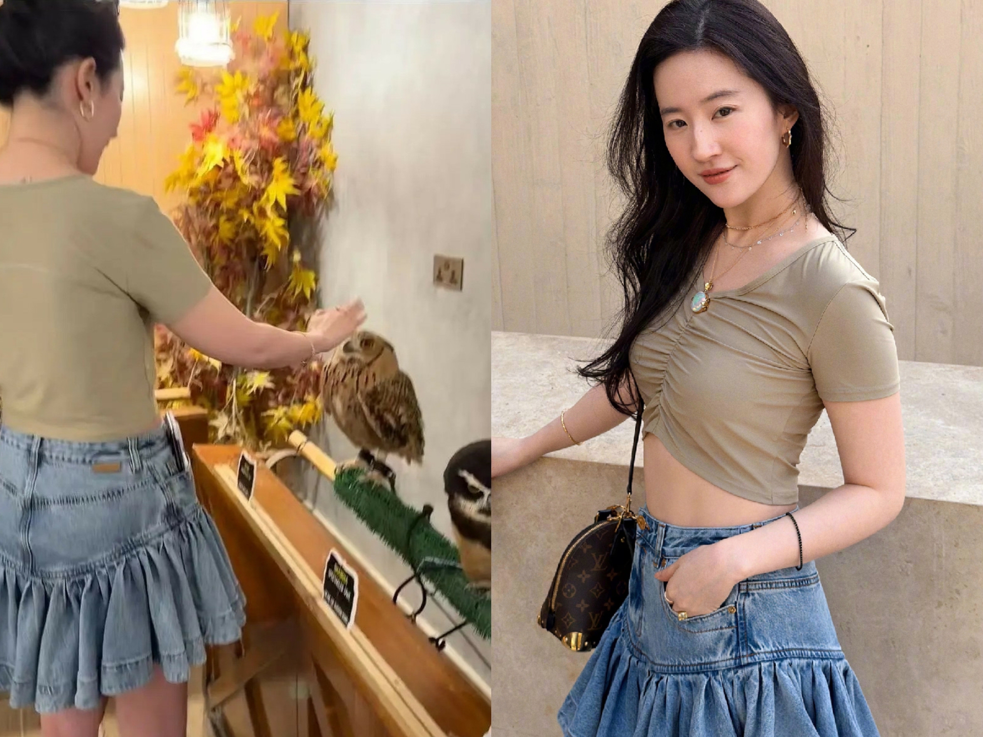 Lưu Diệc phi lộ vóc dáng thật: Hậu trường ảnh sống ảo gây xôn xao mạng xã hội - Ảnh 3. Lưu Diệc phi lộ vóc dáng thật: Hậu trường ảnh sống ảo gây xôn xao mạng xã hội - Ảnh 3.