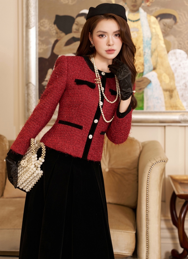 Tối giản nhưng sang xịn nhờ diện áo tweed vào mùa đông- Ảnh 9.