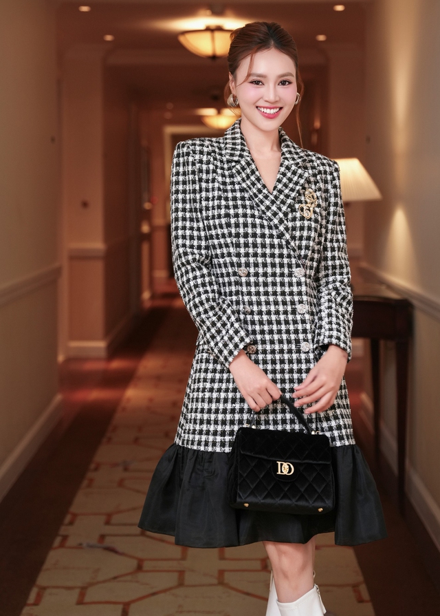 Tối giản nhưng sang xịn nhờ diện áo tweed vào mùa đông- Ảnh 10.