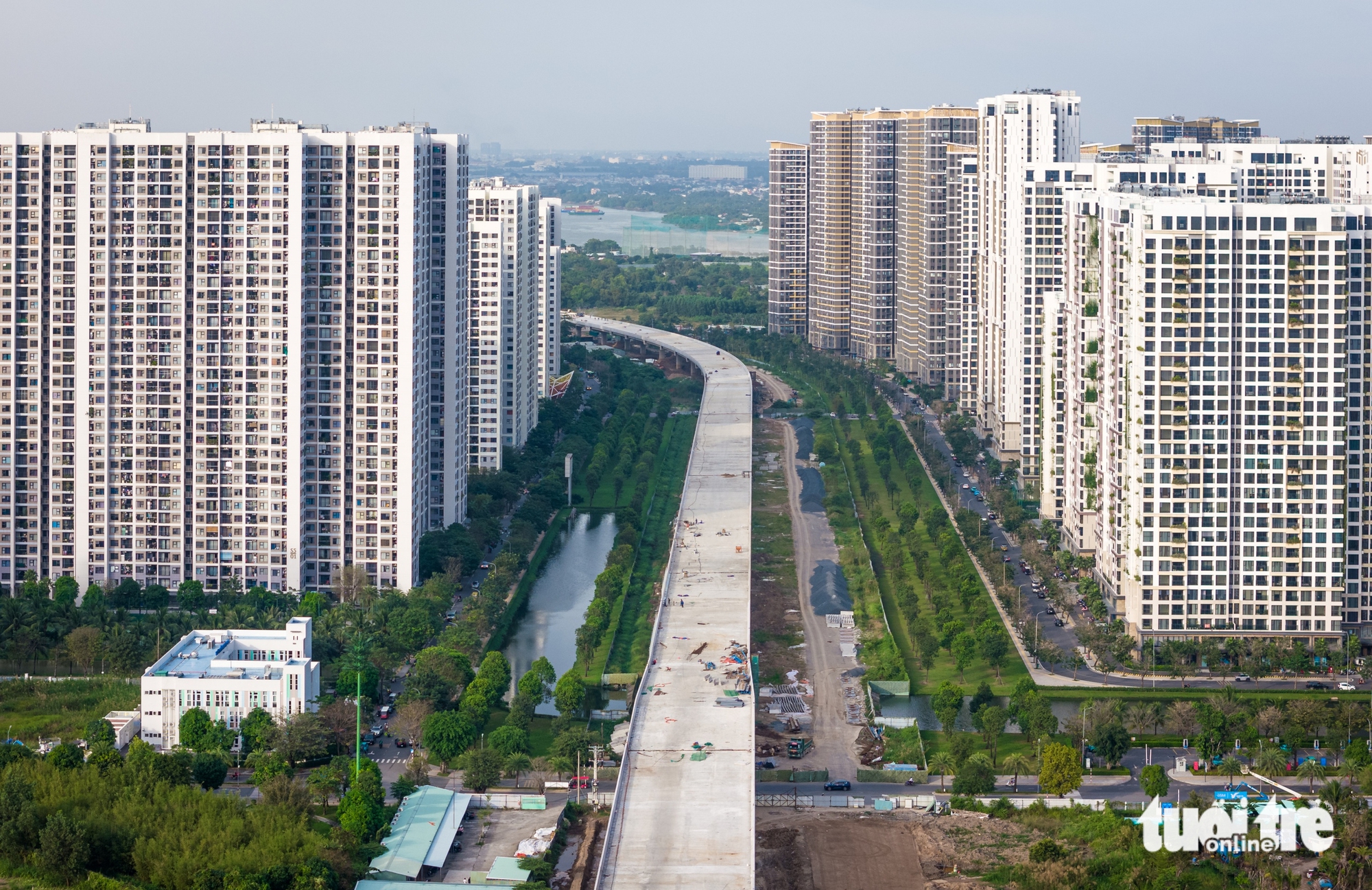 Toàn cảnh 14,7km cầu cạn vành đai 3 TP.HCM chưa thể thông xe như Ban Giao thông hứa 6 vành đai 3 - Ảnh 9.