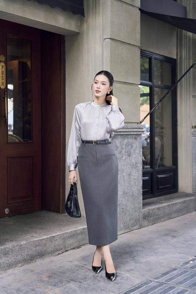 Tôn lên vóc dáng mà vẫn sành điệu với chân váy bút chì- Ảnh 3. Tôn lên vóc dáng mà vẫn sành điệu với chân váy bút chì- Ảnh 3.