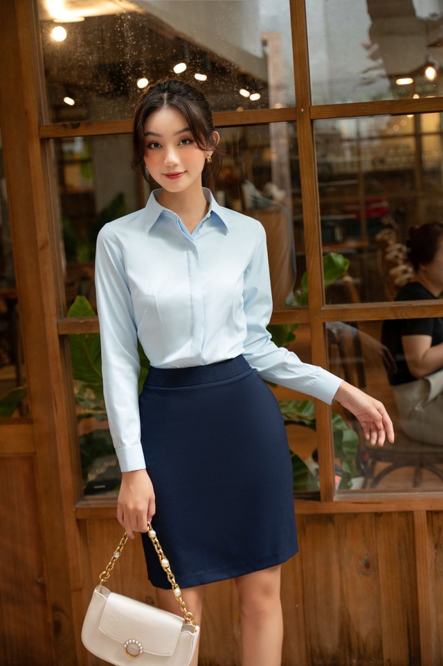 Tôn lên vóc dáng mà vẫn sành điệu với chân váy bút chì- Ảnh 5. Tôn lên vóc dáng mà vẫn sành điệu với chân váy bút chì- Ảnh 5.