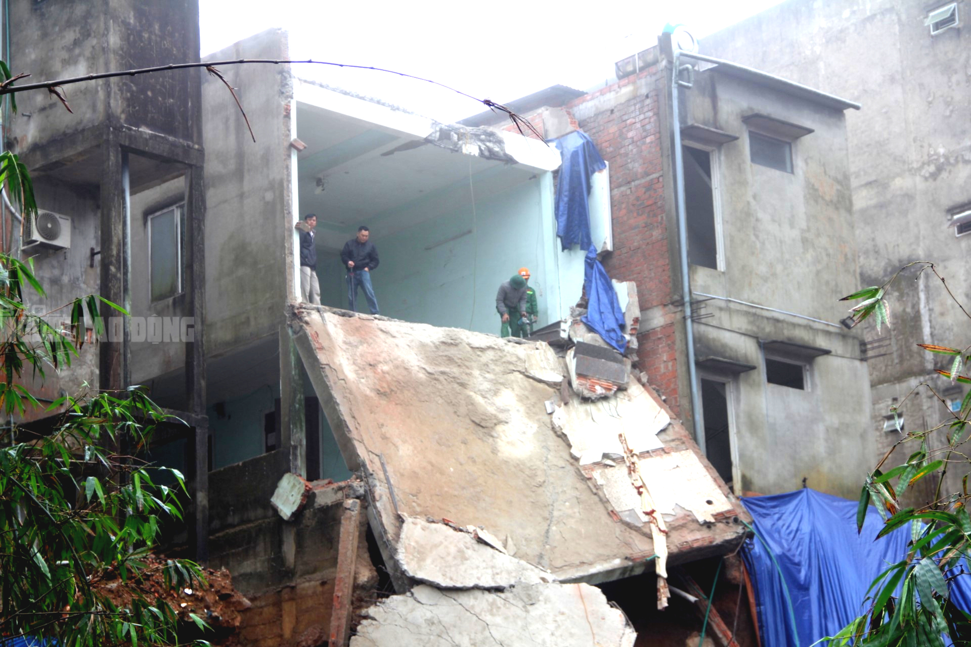 Công trình chống sụt trượt Khe Sanh khẩn trương triển khai giữa Sương mù dày đặc - Ảnh 5.