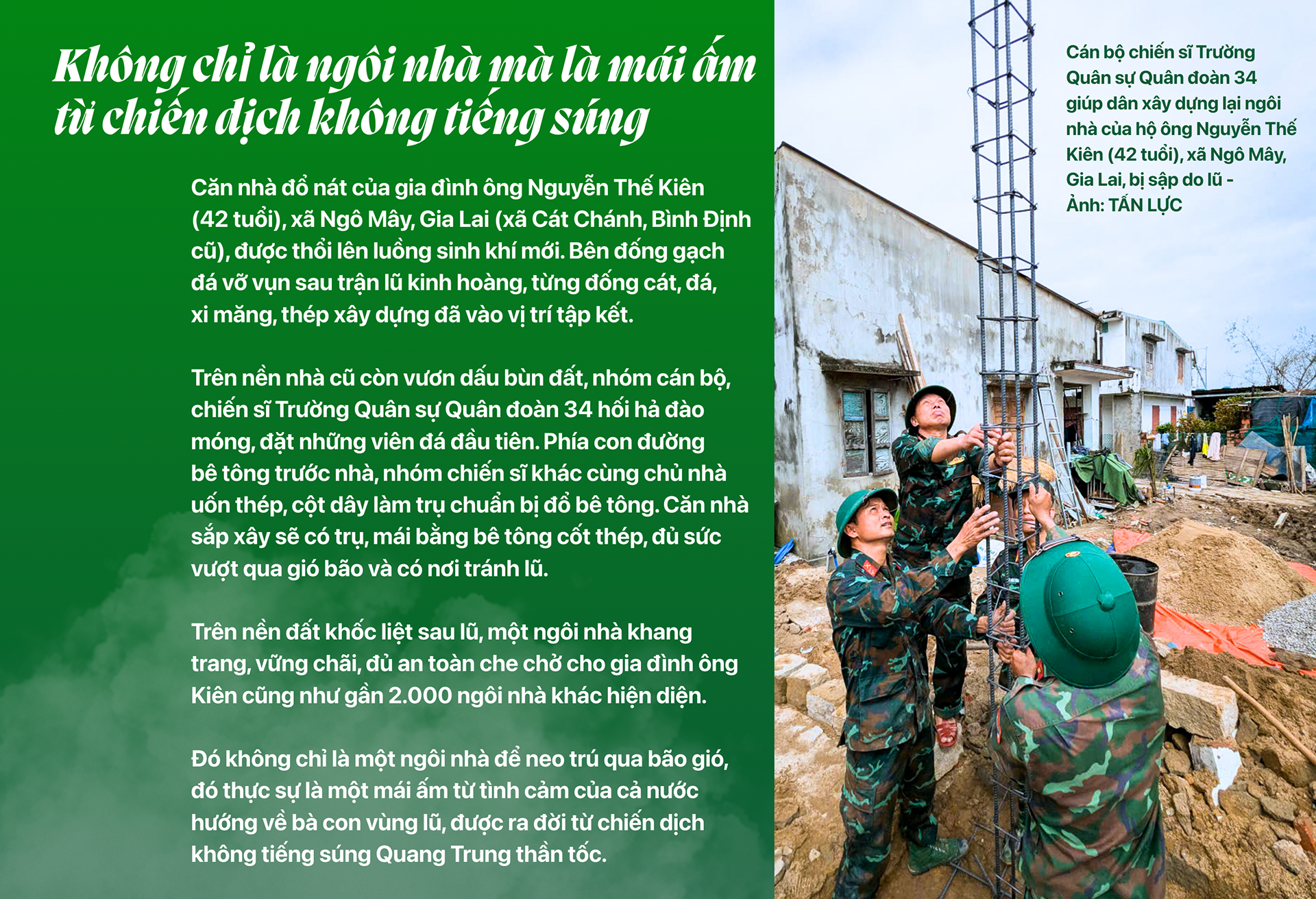 Chiến dịch không tiếng súng: 62 ngày đêm thần tốc xây gần 2.000 ngôi nhà cho dân vùng lũ - Ảnh 20. Chiến dịch không tiếng súng: 62 ngày đêm thần tốc xây gần 2.000 ngôi nhà cho dân vùng lũ - Ảnh 20.